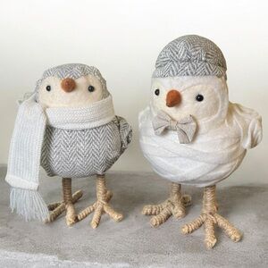 Wondershop Target Birds Pair of Two 2014 Gray White Chevron Scarf Bowtie